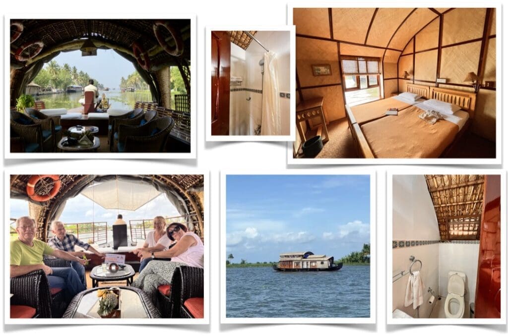 Hausboot in Kerala am Backwaters