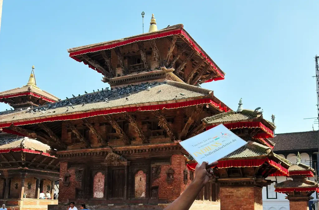 Kathmandu Innenhof Nepal-Rundreise