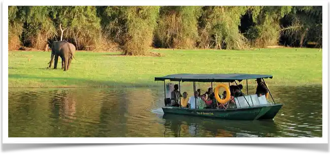 Kabini Bootsfahrt Indien