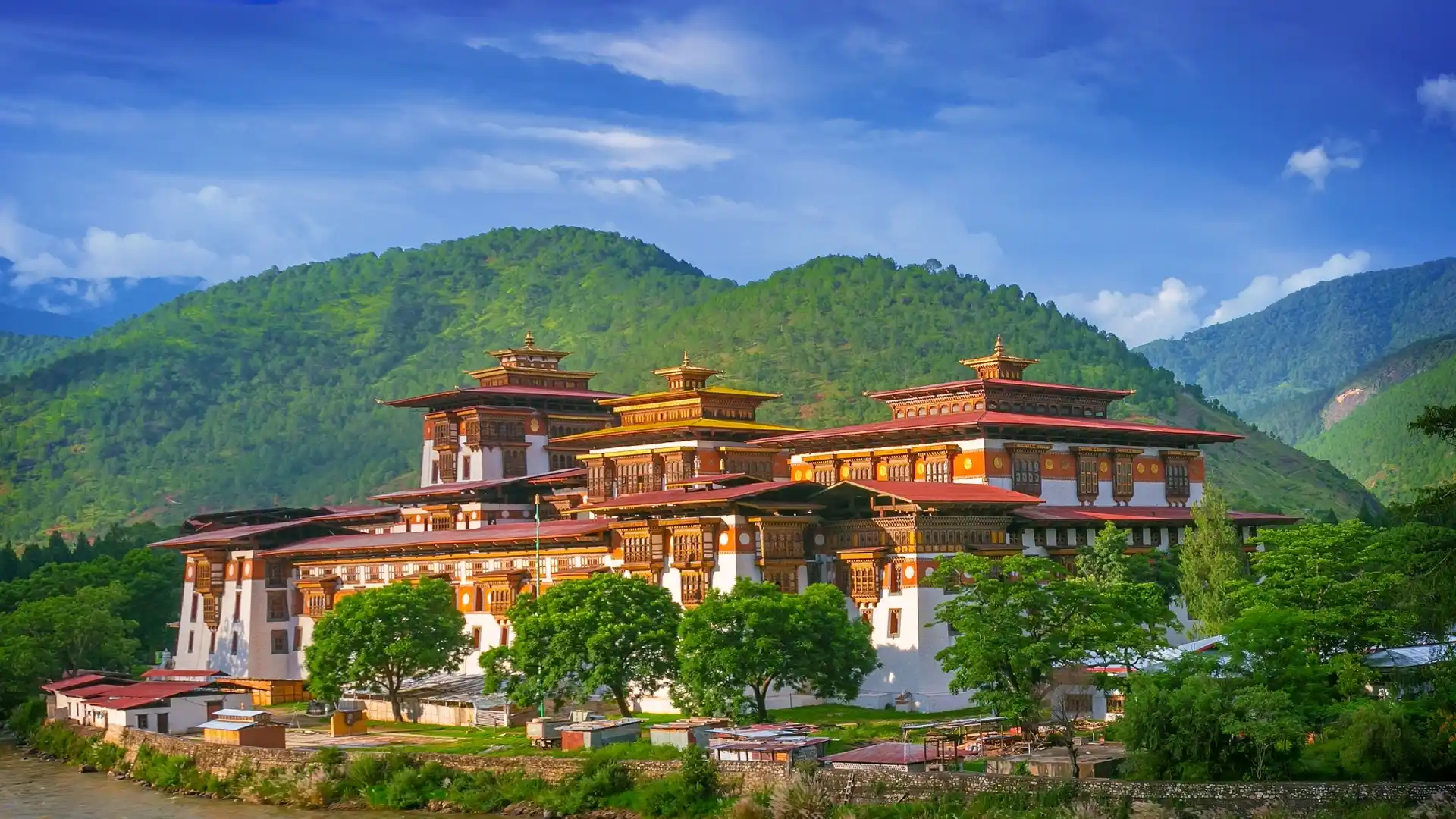 Punakha Palast Bhutan-Reise