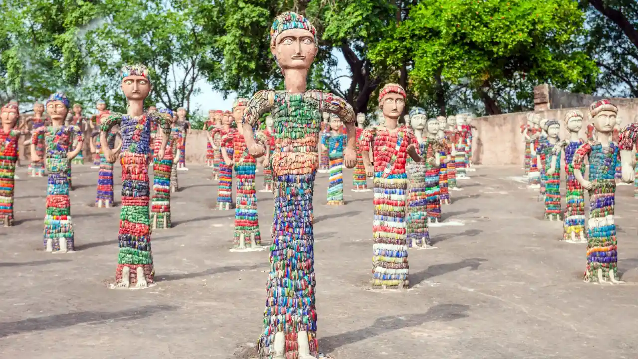 Rock garten Chandigarh Indien