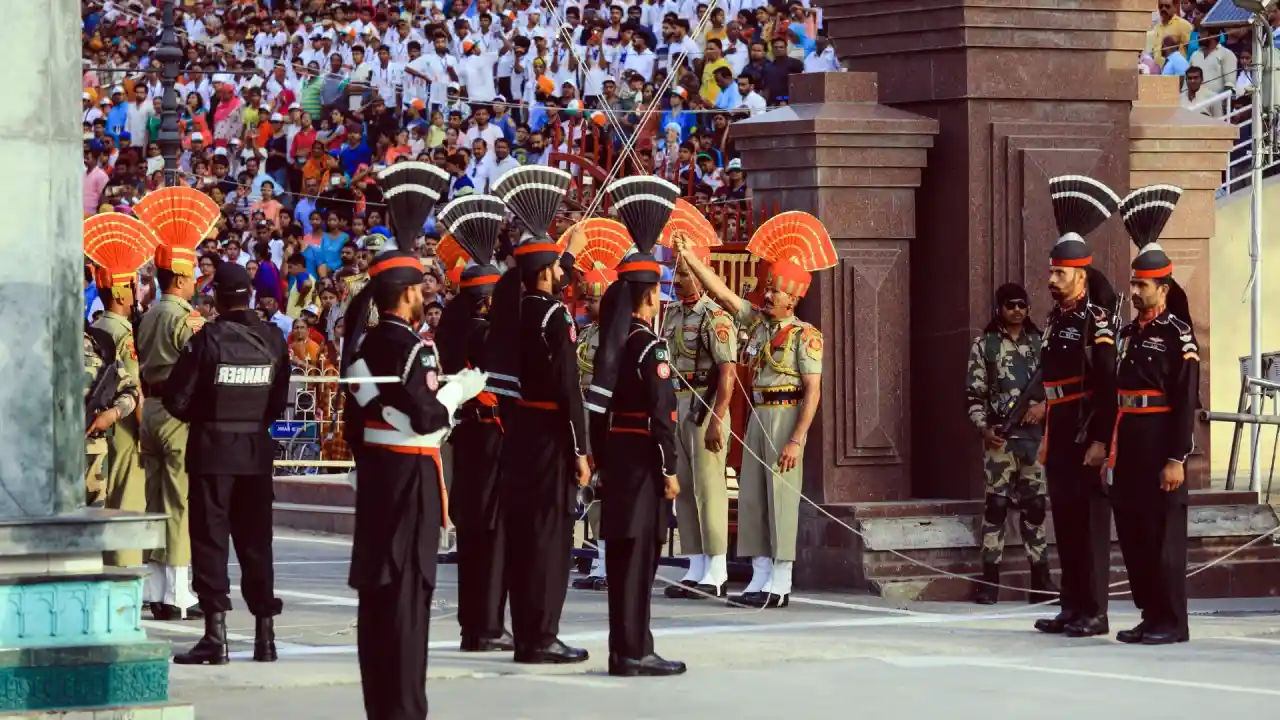 Attari Vaagha Grenze Indien