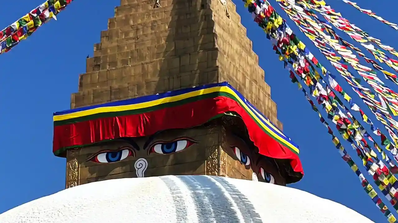 Budhha Augen Nepal Kathmandu