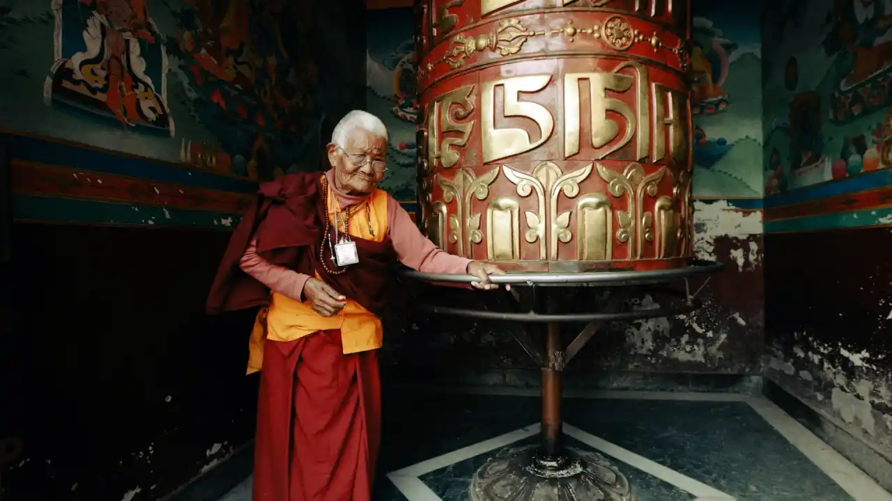 Drehendes Mantra in Bhutan-Rundreise