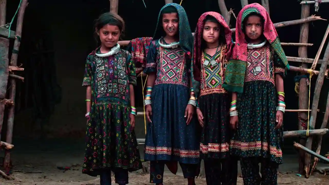 Volkstamm Gujarat Indien