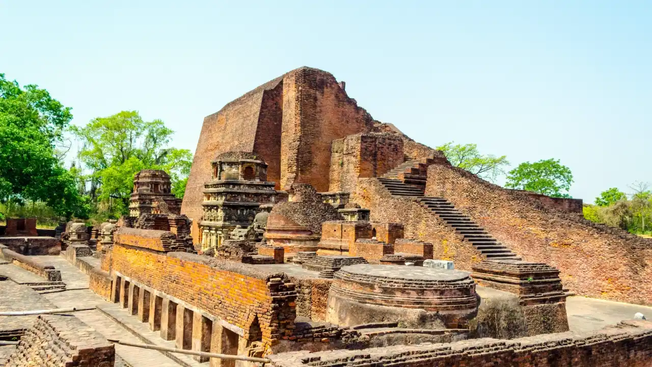 Nalanda Universität Ruinen, Indien
