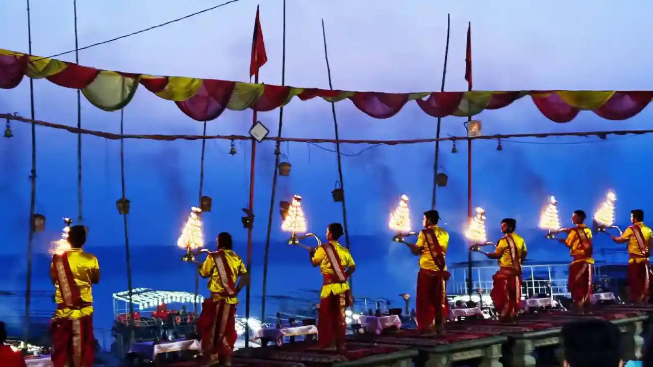 Varanasi Ganga-Gebet Indien