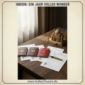 Reisepass und E-Visum Indien